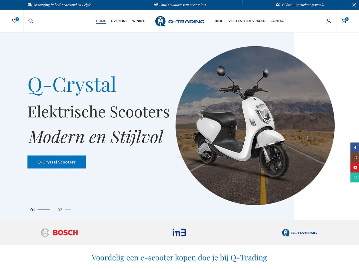 Webdesign_Q-Trading_Elektrische_scooters
